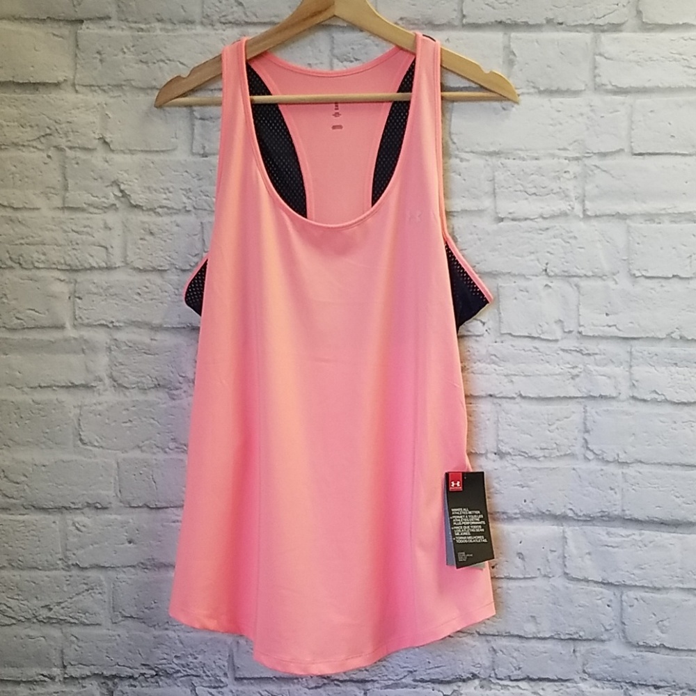 NWT Under Armour Womens Flashy 2-in-1 Tank XL C4E